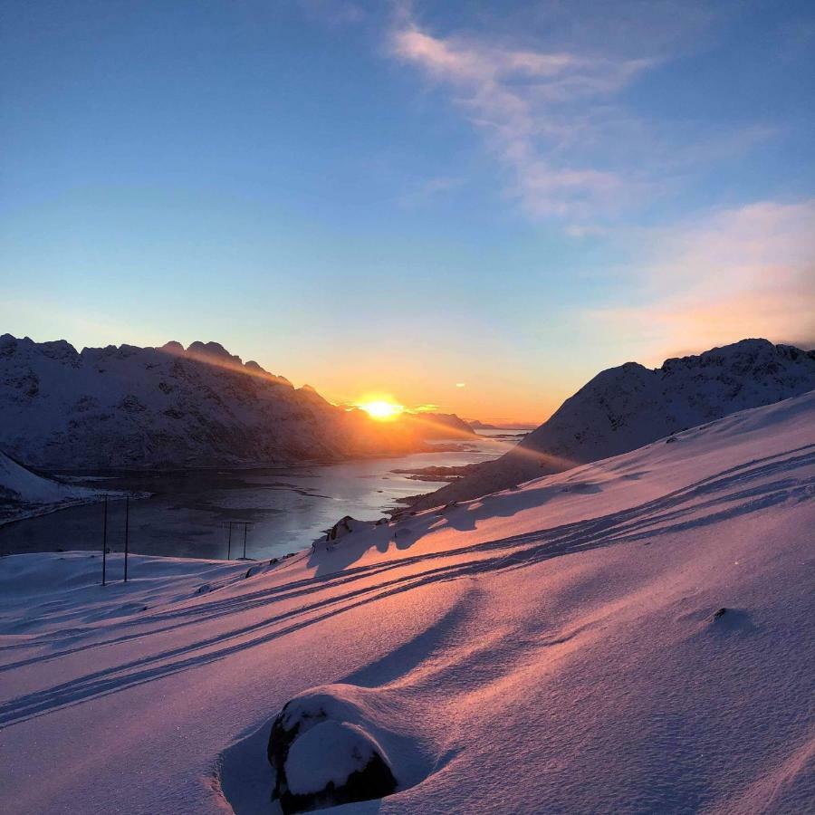 Pilan Lodge Lofoten Vestpollen Bagian luar foto
