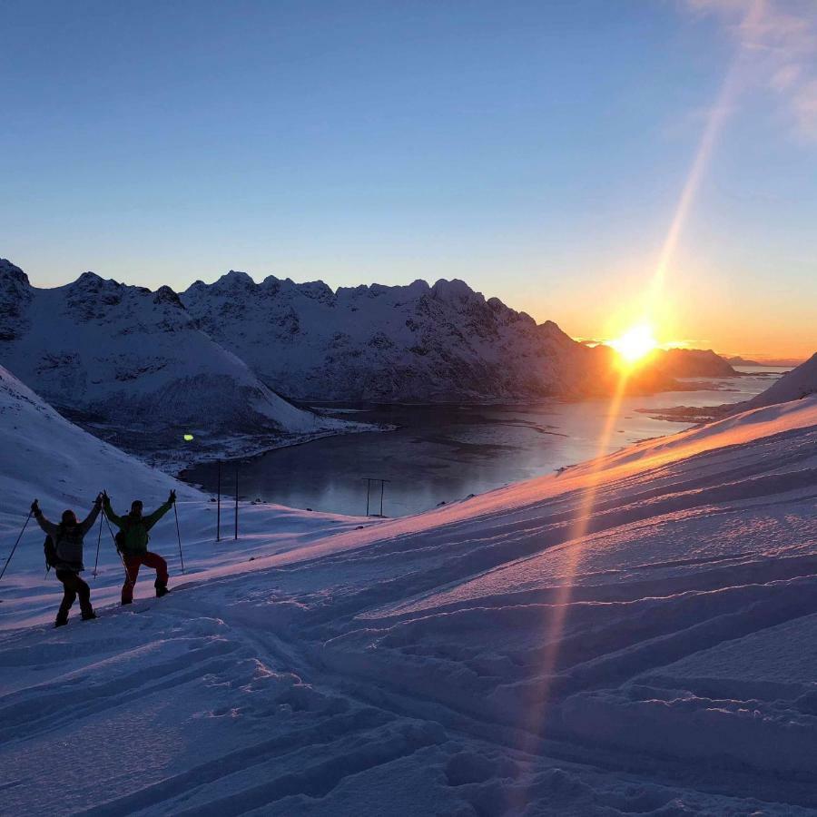 Pilan Lodge Lofoten Vestpollen Bagian luar foto