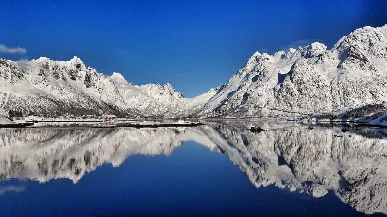 Pilan Lodge Lofoten Vestpollen Bagian luar foto