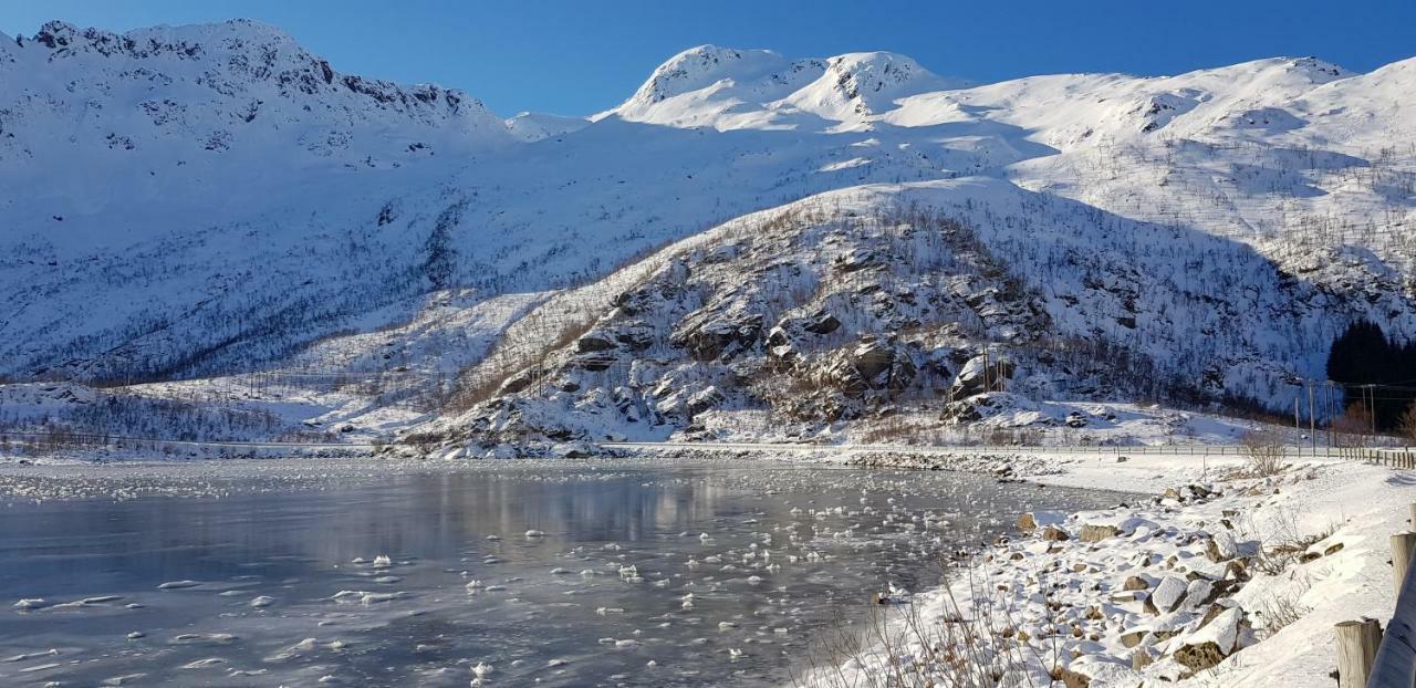 Pilan Lodge Lofoten Vestpollen Bagian luar foto