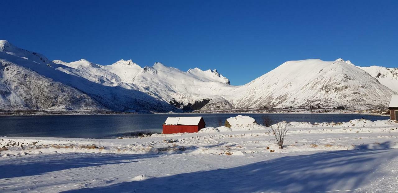 Pilan Lodge Lofoten Vestpollen Bagian luar foto